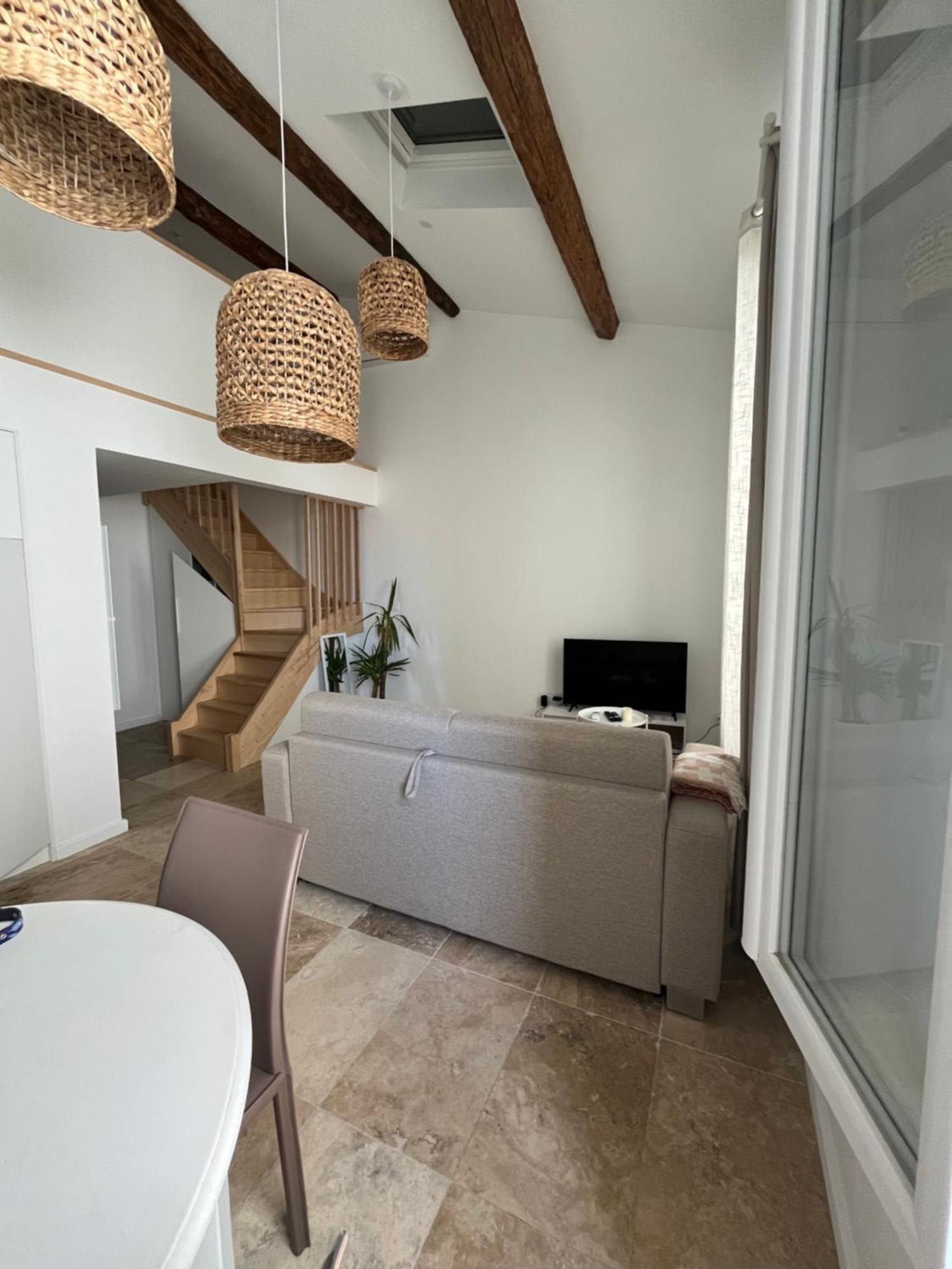L Appartement Sete Magnifique Duplex Climatise Extérieur photo